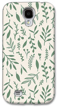 Load image into Gallery viewer, Green Falling Leaves Pattern - Phone Case