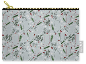 Indiana Holiday Pattern - Carry-All Pouch