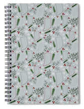 Load image into Gallery viewer, Indiana Christmas Pattern - Spiral Notebook