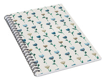Load image into Gallery viewer, Colorful Ink Flower Pattern - Spiral Notebook