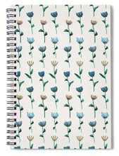Load image into Gallery viewer, Colorful Ink Flower Pattern - Spiral Notebook