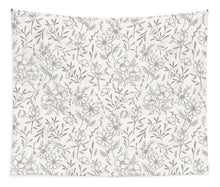 Load image into Gallery viewer, Ivory Flower Pattern - Tapestry