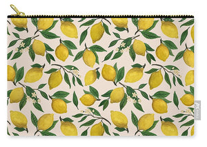 Lemon Blossom Pattern - Carry-All Pouch