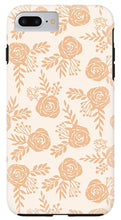 Load image into Gallery viewer, Light Orange Floral Pattern - Phone Case