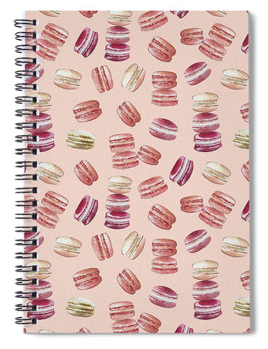 Macaron Pattern - Spiral Notebook