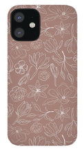 Load image into Gallery viewer, Mauve Magnolia Pattern - Phone Case