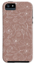 Load image into Gallery viewer, Mauve Magnolia Pattern - Phone Case