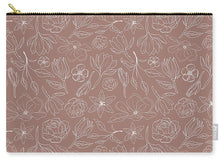 Load image into Gallery viewer, Mauve Magnolia Pattern - Carry-All Pouch