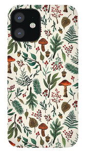 Mushroom Forest Pattern - Phone Case