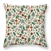Load image into Gallery viewer, Mushroom Forest Pattern - Throw Pillow