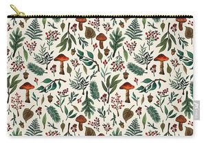 Mushroom Forest Pattern - Carry-All Pouch