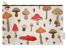 Load image into Gallery viewer, Mushroom Pattern - Carry-All Pouch