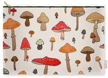 Load image into Gallery viewer, Mushroom Pattern - Carry-All Pouch
