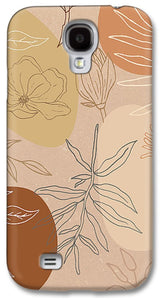Orange Abstract Desert Pattern - Phone Case