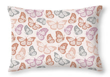 Load image into Gallery viewer, Orange and Pink Butterfly Pattern - Throw Pillow