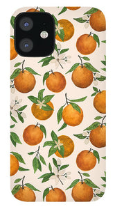 Orange Blossom Pattern - Phone Case