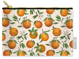 Orange Blossom Pattern - Carry-All Pouch