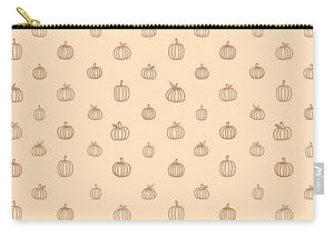 Orange Pumpkin Pattern - Carry-All Pouch