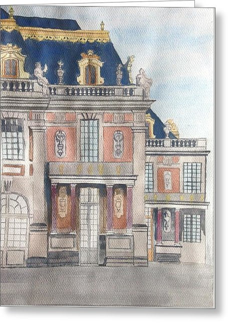 Palace Of Versailles - Greeting Card