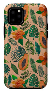 Papaya Pattern - Phone Case