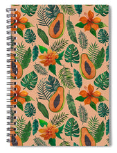 Load image into Gallery viewer, Papaya Pattern - Spiral Notebook