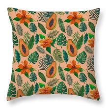 Load image into Gallery viewer, Papaya Pattern - Throw Pillow