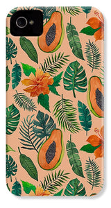 Papaya Pattern - Phone Case