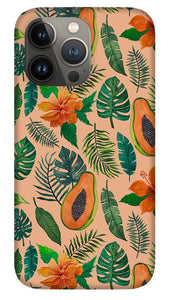 Papaya Pattern - Phone Case