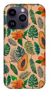 Papaya Pattern - Phone Case