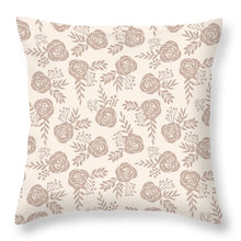 Load image into Gallery viewer, Pastel Floral Pattern - Throw Pillow