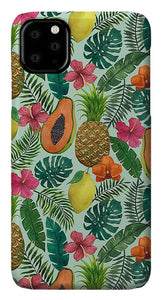 Pineapple and Papaya Pattern - Phone Case