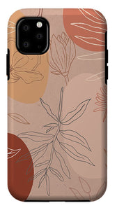 Pink Abstract Desert Pattern - Phone Case