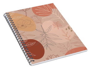Pink Abstract Desert Pattern - Spiral Notebook