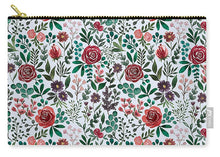 Load image into Gallery viewer, Pink and Purple Flowers - Carry-All Pouch