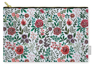 Pink and Purple Flowers - Carry-All Pouch