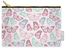 Load image into Gallery viewer, Pink Butterfly Pattern - Carry-All Pouch