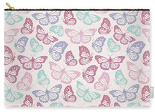 Load image into Gallery viewer, Pink Butterfly Pattern - Carry-All Pouch