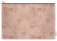 Load image into Gallery viewer, Pink Desert Leaf Pattern - Carry-All Pouch