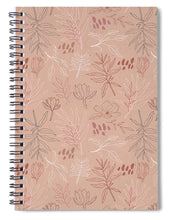 Load image into Gallery viewer, Pink Desert Leaf Pattern - Spiral Notebook