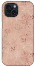 Load image into Gallery viewer, Pink Desert Leaf Pattern - Phone Case