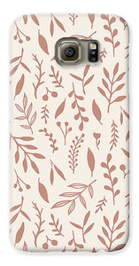 Pink Falling Leaves Pattern - Phone Case