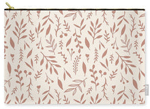 Load image into Gallery viewer, Pink Falling Leaves Pattern - Carry-All Pouch