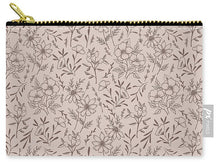 Load image into Gallery viewer, Pink Flower Pattern - Carry-All Pouch