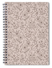 Load image into Gallery viewer, Pink Flower Pattern - Spiral Notebook