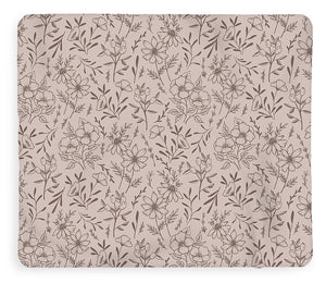 Pink Flower Pattern - Blanket