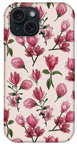 Pink Magnolia Blossoms - Phone Case