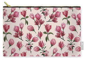 Pink Magnolia Blossoms - Carry-All Pouch