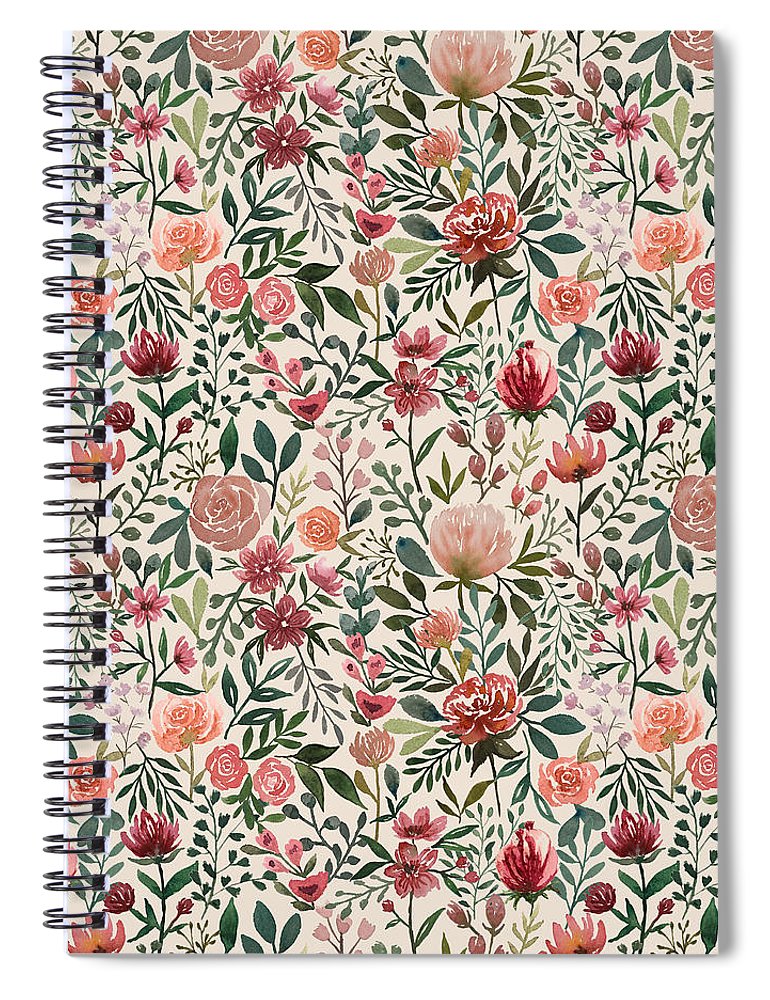 Pink Spring Flowers - Spiral Notebook – Lauren Ullrich Art