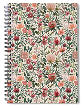 Load image into Gallery viewer, Pink Spring Flowers - Spiral Notebook