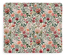 Load image into Gallery viewer, Pink Spring Flowers - Blanket